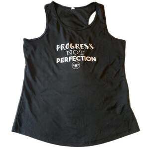 Size L Just Strong Black Workout Tank Top